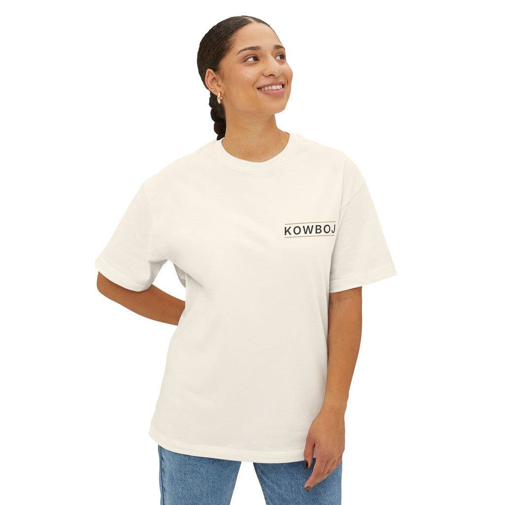 KOWBOJ Oversized Tee — Western-Inspired Boxy T-Shirt